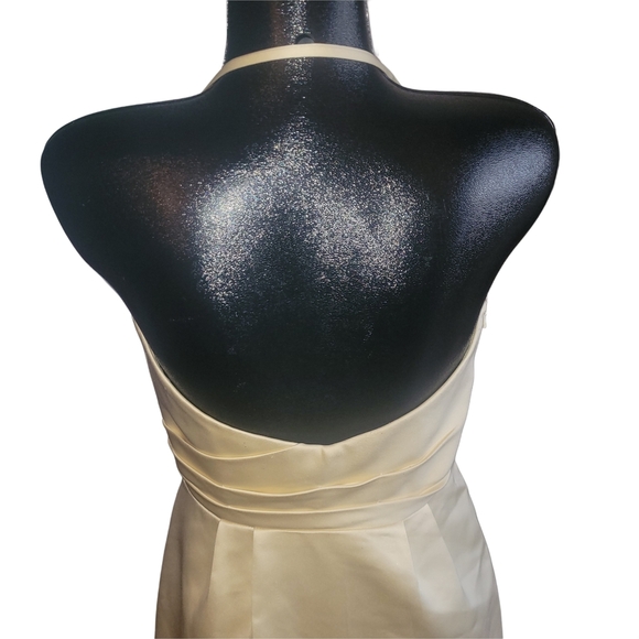 Alyce Designs Bridesmaid Formal Dress In Cream Color 10 - Picture 6 of 7